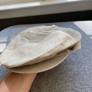 Vintage Broner Newsboy Hat Cap Men’s Large Gray Cabbie Ribbed Union Made In USA